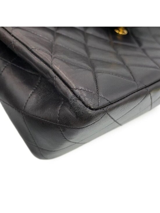 Chanel Backpack CC Logo Quilted Lambskin Black main image 5
